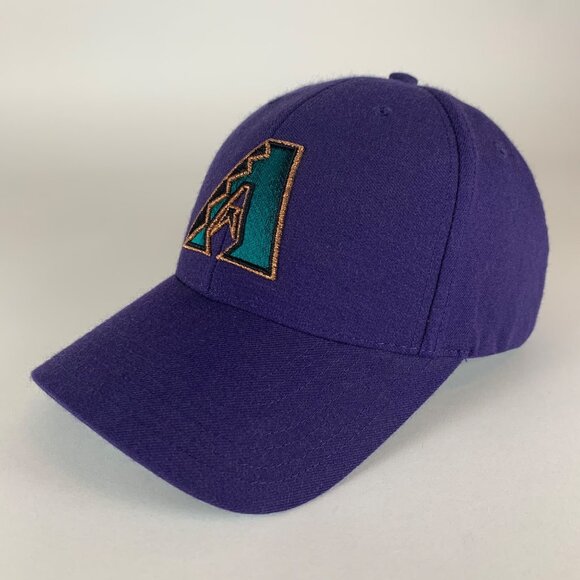 Arizona Diamondbacks MLB Vintage Purple Twins Enterprise Strapback Hat - Picture 1 of 6